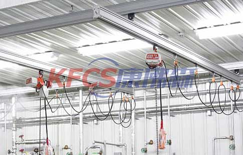 Installation steps of clean room aluminum alloy track standard components