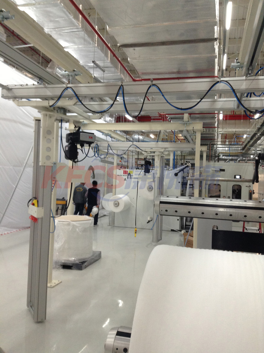 KBK aluminum rail light crane