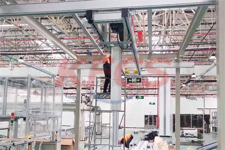 Light aluminum alloy crane