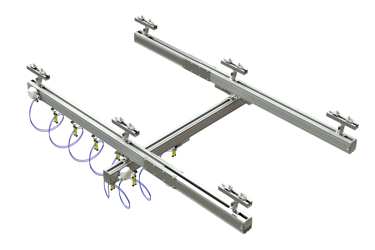 Operating conditions of aluminum alloy rail crane