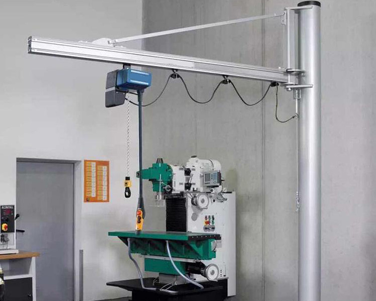 Aluminum alloy column jib crane