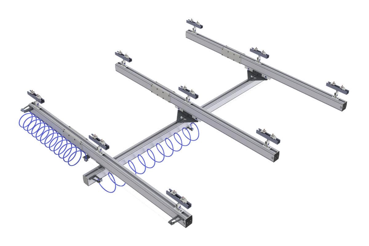 Light single rail crane system
