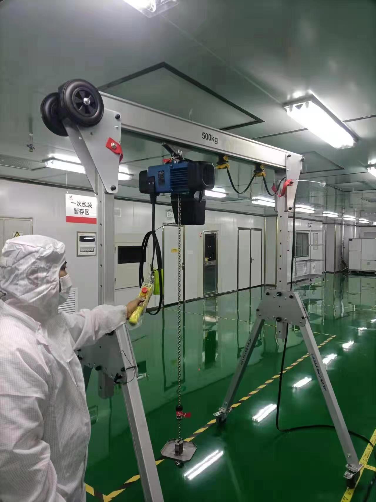 Aluminum Light Electric Gantry Crane