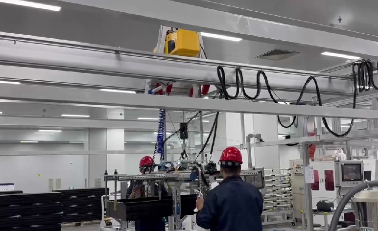 Aluminum Suspension Bridge Crane for Electronics Production Line