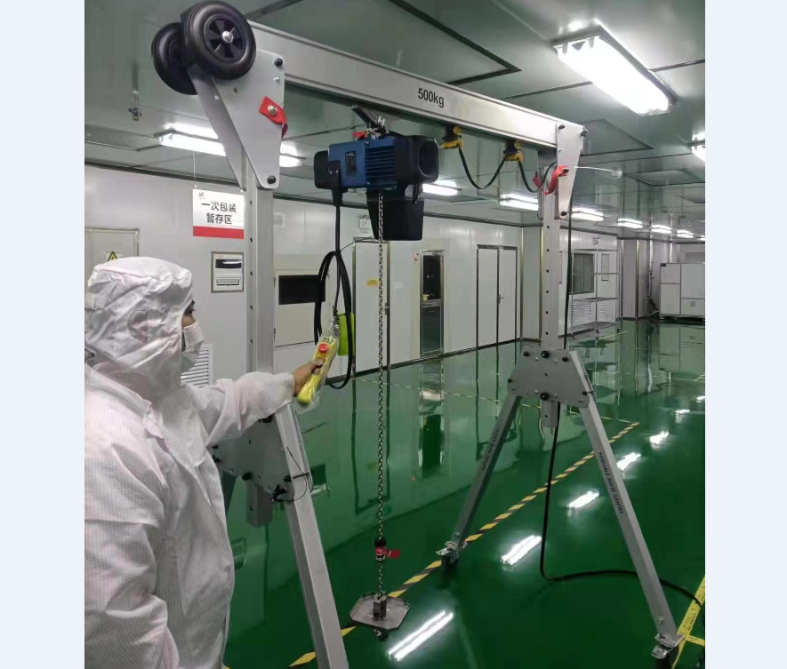 Application of Aluminum Gantry Crane in Clean Room